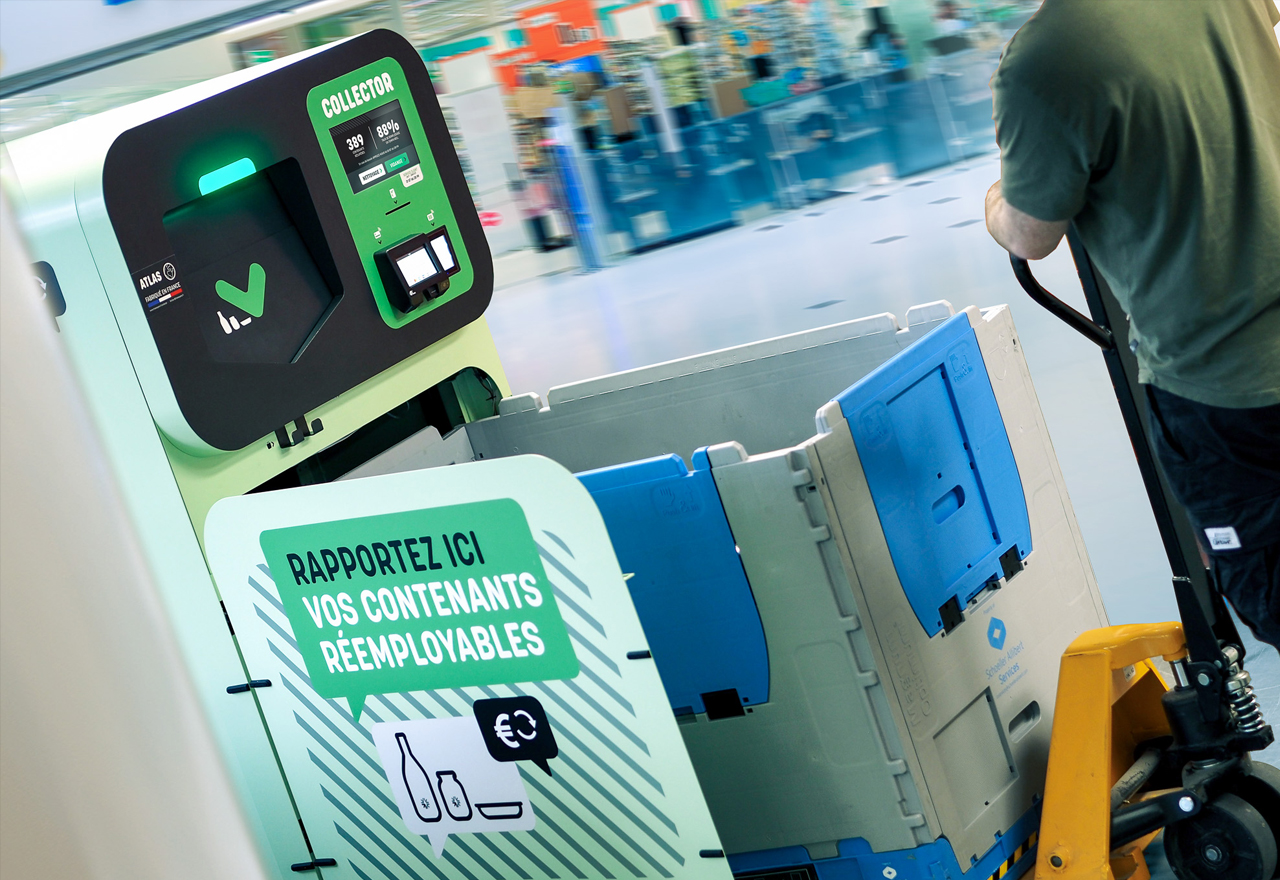 Bac de collecte du Collector