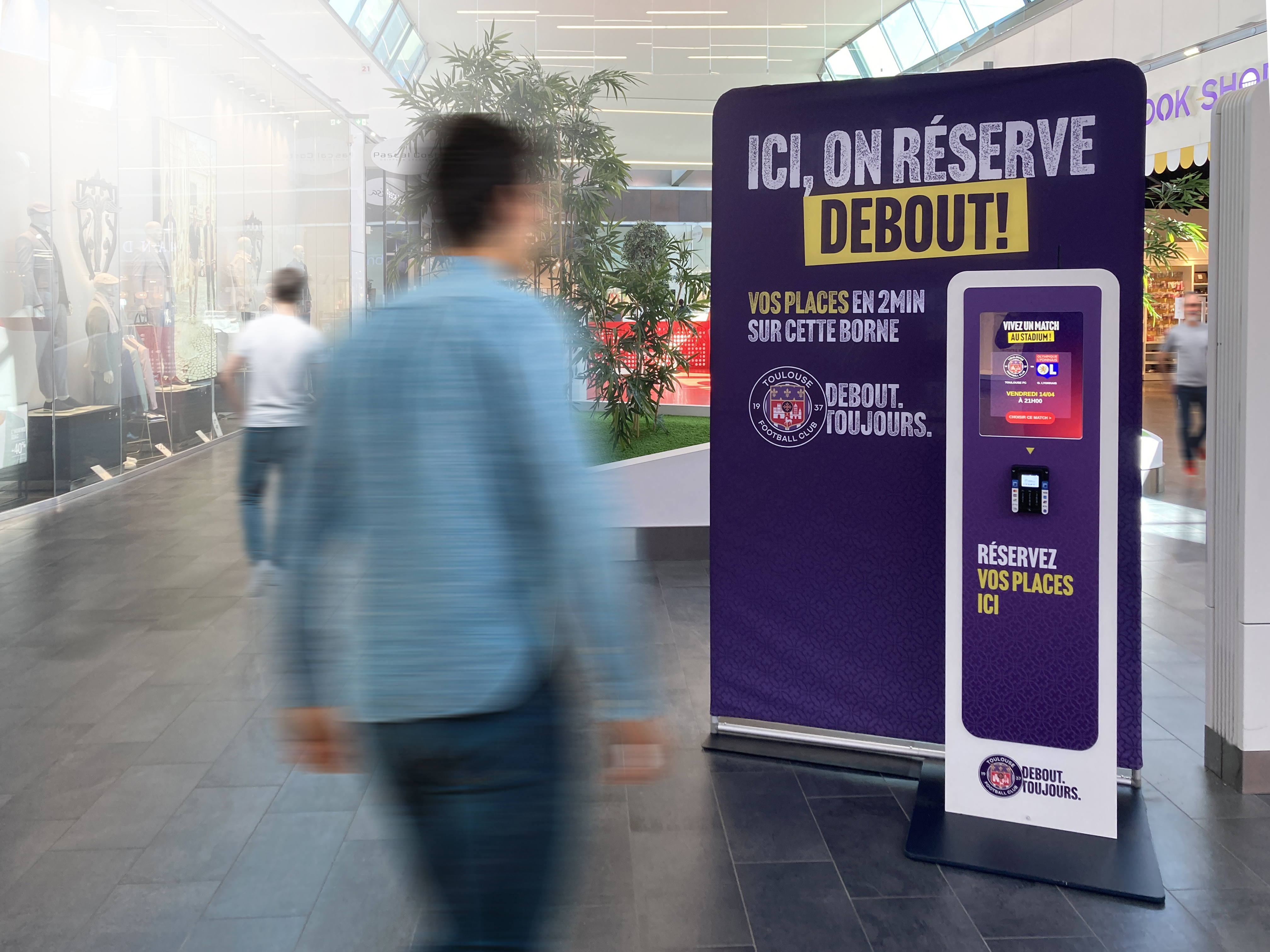 Physical point of sale for tickets for the Toulouse Football Club