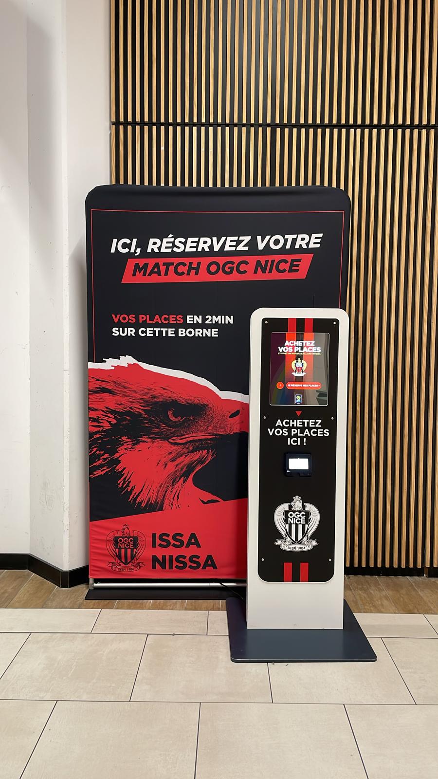 Official OGC Nice ticketing terminal